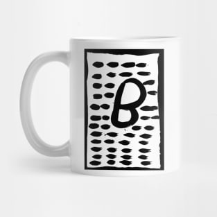 The letter B painting Mug